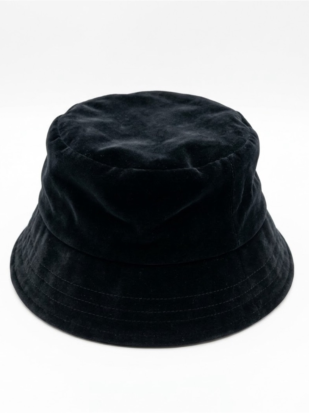 Vintage Orvis Black Velvet Bucket Hat